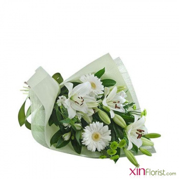 white-sympathy-funeral-sheath-perth